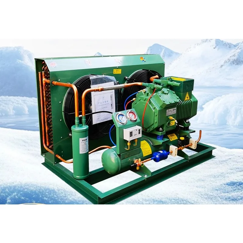 Cold storage equipment Fresh-keeping refrigeration refrigerator Small four-cylinder piston semi-enclosed air-cooled unit