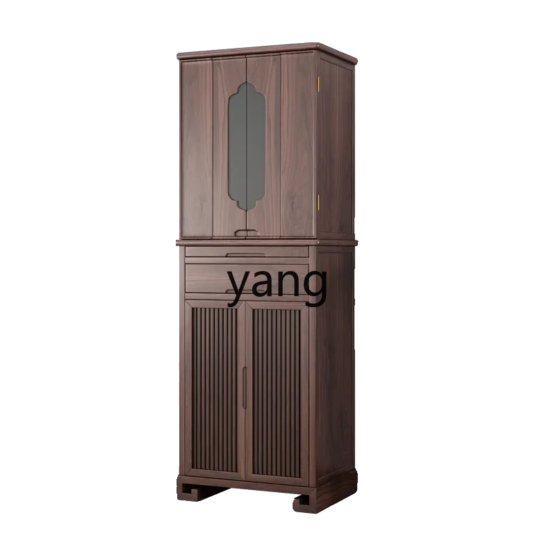 

RQ solid wood with door household God of Wealth Guanyin Taiwan Buddha Cabinet Bodhisattva Cabinet