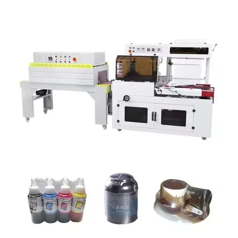 Auto PE Film Shrink Wrap Packaging Machine Heat Oven Tunnel Customized Fast Speed Industrial Wrapping Sealing Equipment