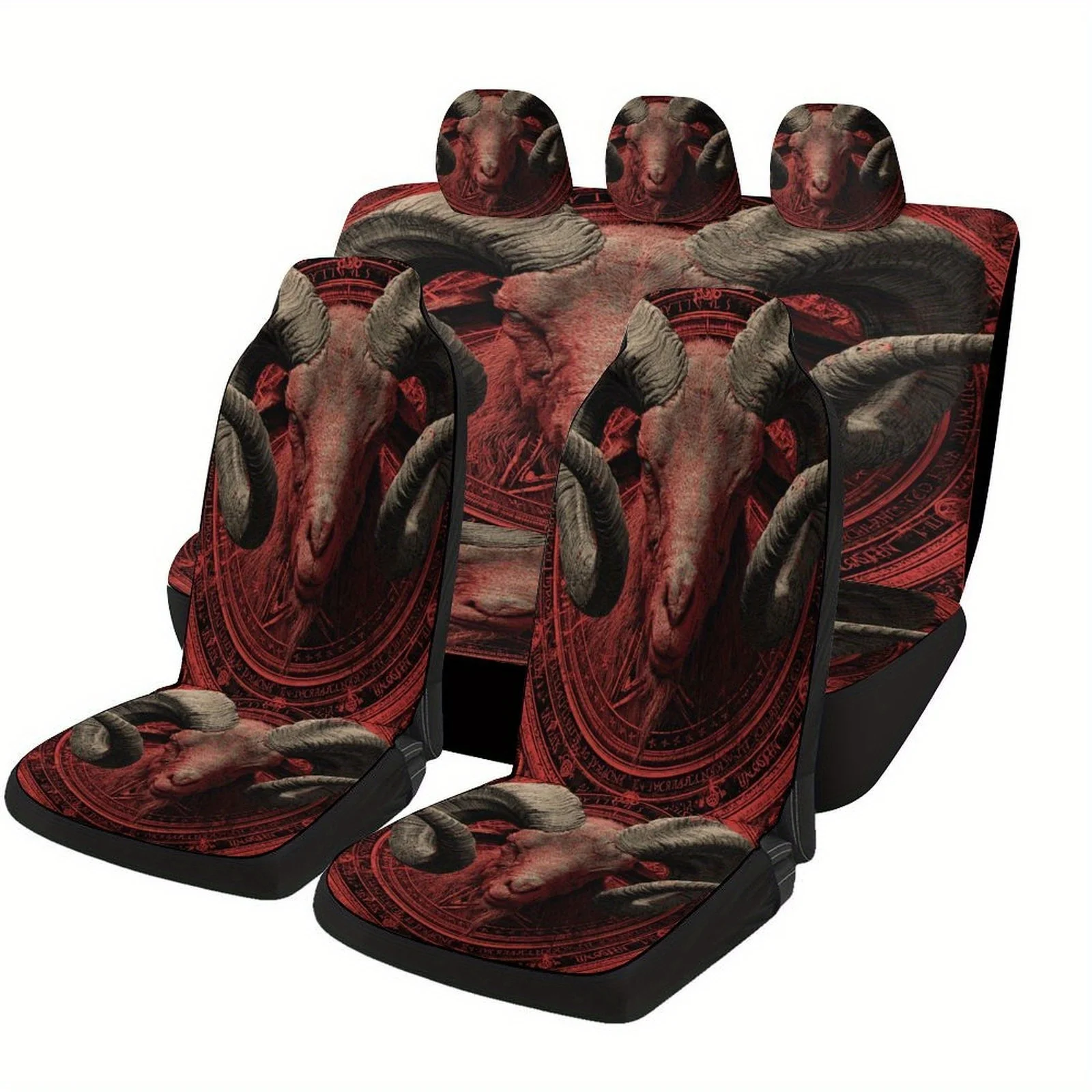 For Ram Symbol Crafted Universal Car Seat Cover Collection For Various Vehicles, Stylish Premium Quality Car Seat Covers Complet