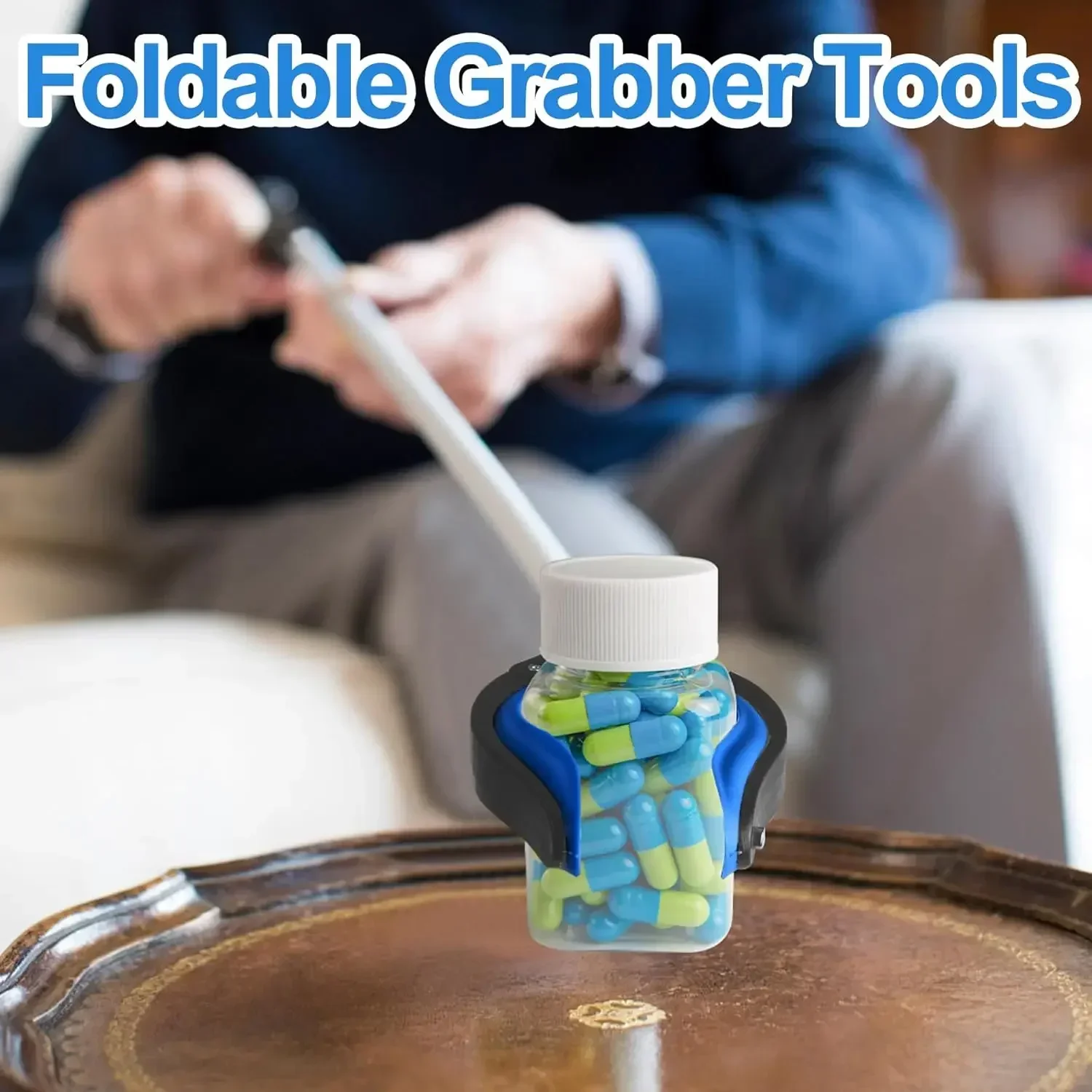 

XMSJ-Sale, 6 упаковок, 32-дюймовый коммерческий захват для мусора для помощи пожилым людям, сверхмощный легкий захват с эргономичной ручкой и не