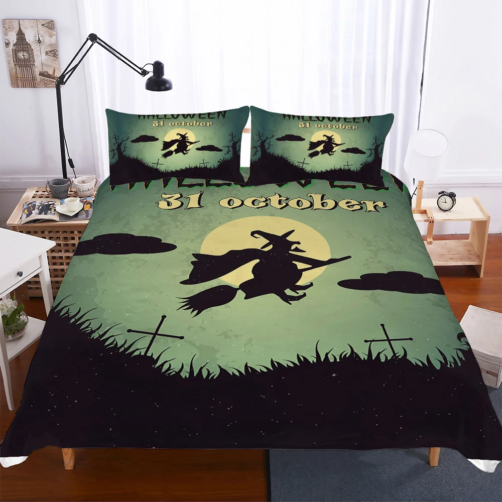 Ropa De cama con calavera, Juego De Cama feliz De Halloween, Juego De Cama para niños, Juego De Cama De 150x200cm, 140x210cm, Juego De funda nórdica
