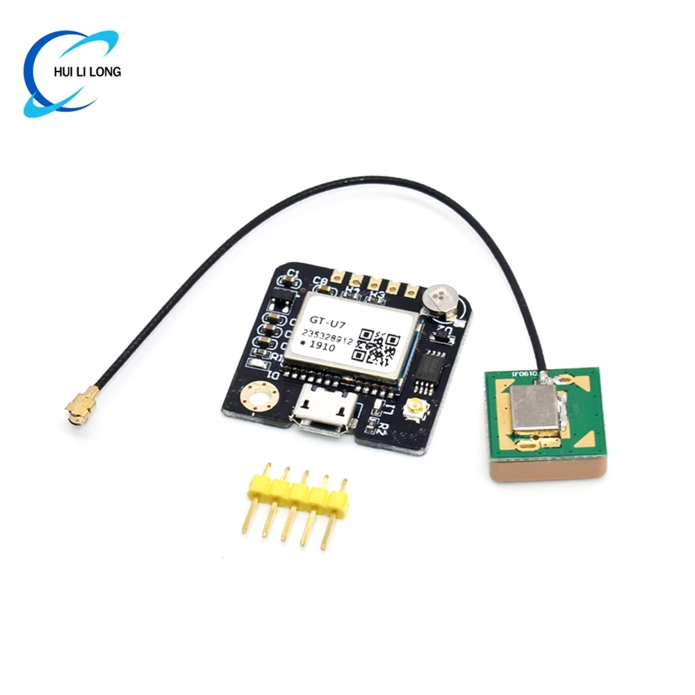 GT-U7 GPS-модуль навигационного спутникового позиционирования, совместимый с NEO-6M 51, однокристальный микрокомпьютер STM32 для Arduino