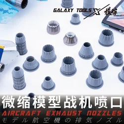 Galaxy FP48001-30 Nozel Knalpot Pesawat 3D Alat Cetak Bagian Hobi Untuk 1/48 Pesawat TAMIYA F-35A F-14A F-15 Aksesori DIY