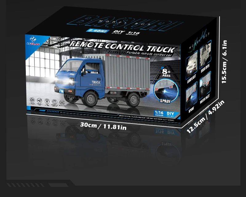 ZWN 1:16/1:18 RC AUTO Simulation Drift Klettern Lkw Led Licht Kleine Fracht Fernbedienung Elektrische Spielzeug Modell für Kinder Geschenke – Detail 28