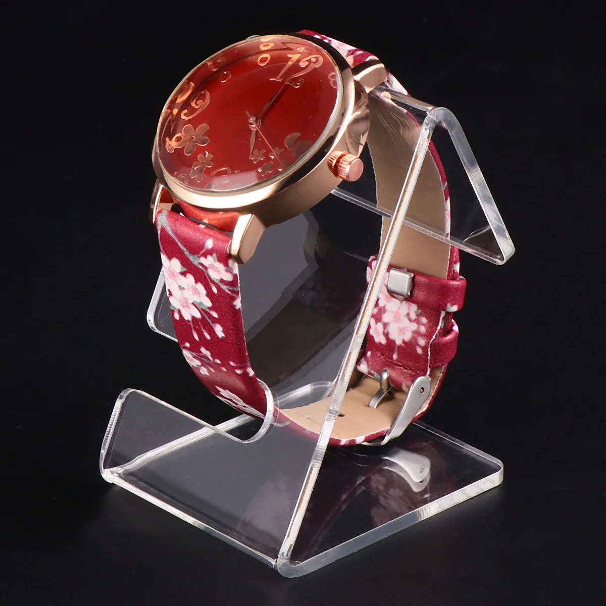 

4 шт. подставка для часов, акриловый прозрачный держатель-органайзер, прочная нескользящая подставка для часов для демонстрации часов, браслетов