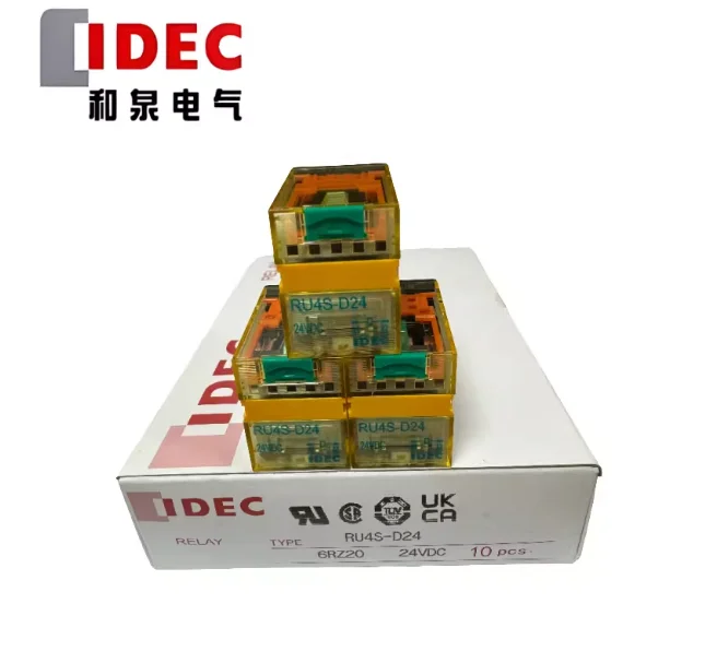 RU4S-D24 original IDEC genuine Hequan Electric intermediate relay RU4S-D24 DC 24 relay 6A