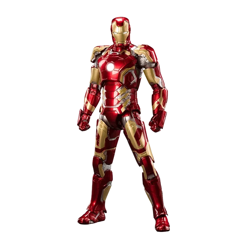 Mk42 Iron Man Hands-On 1:10 Eyes And Chest Glow About Seven Inches Joint Activities Handmade Model Ornaments Toy Collection