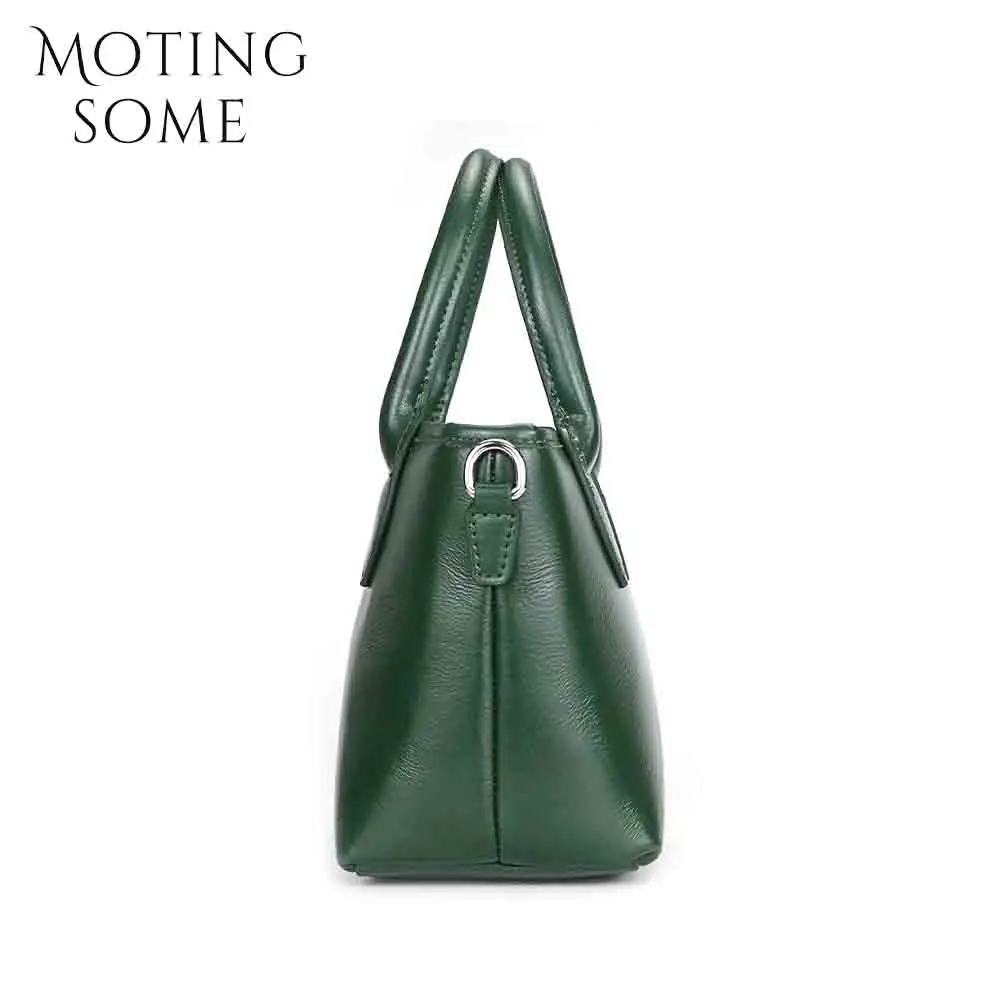 Motingsome Mini Shoulder Bag Woman Leather Purses Luxury Genuine Leather Designer Bags Cute Handbag and Pruses Black Tote 2024