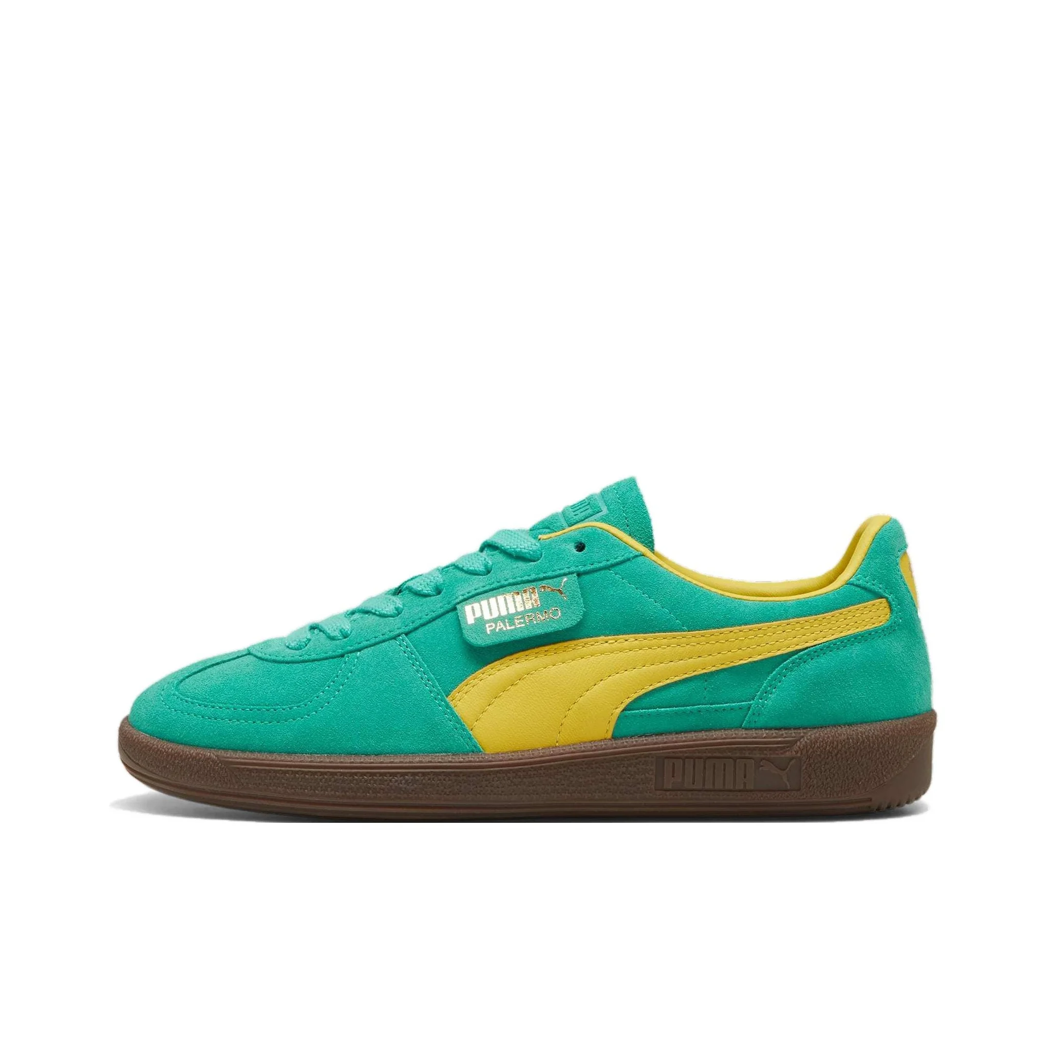 PUMA Palermo Abrasion Resistant Low top German Army Trainers Unisex Cyan 396463-18