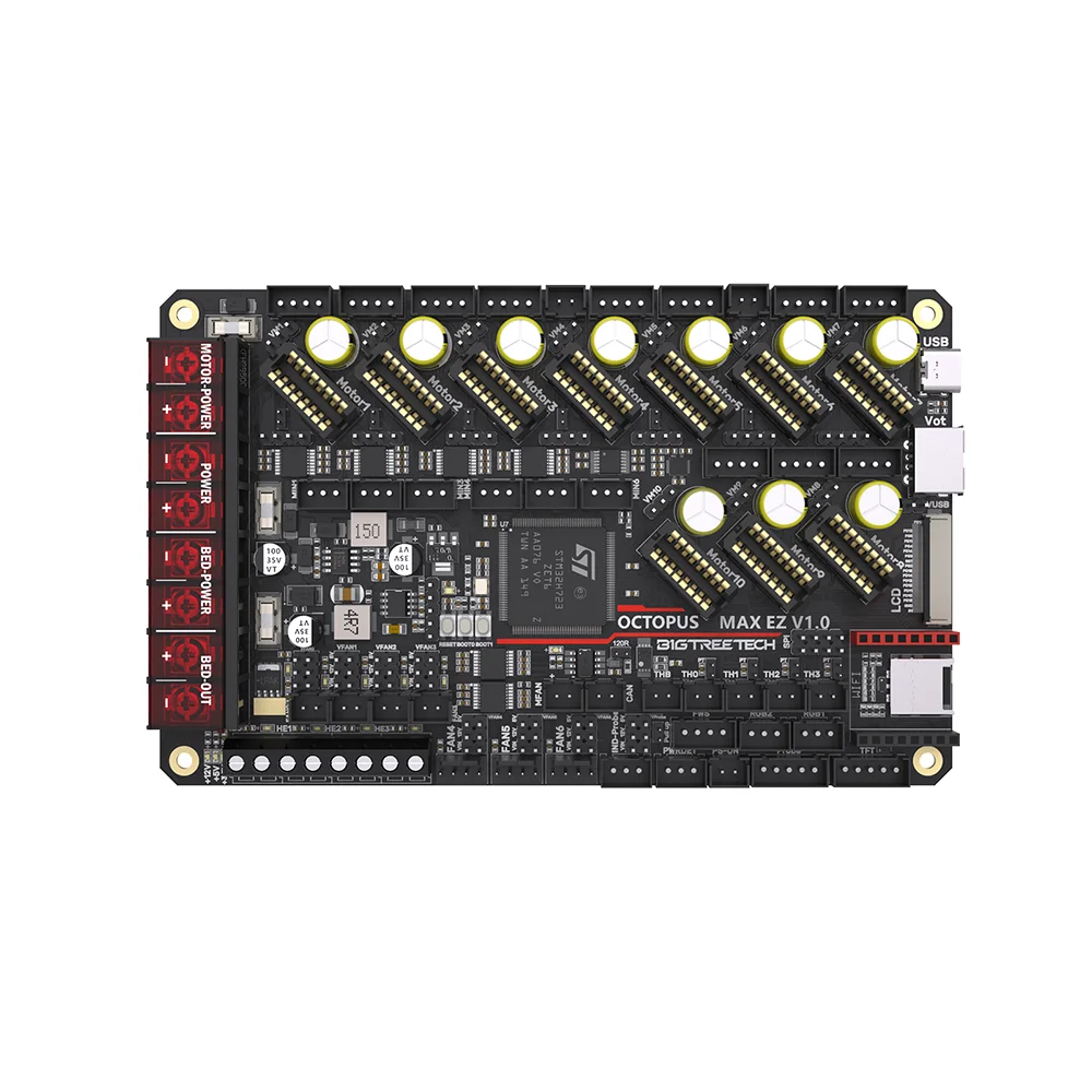 Imagem -06 - Bigtreetech-placa-mãe Octopus Max ez Atualização da Tela Pro Control Board para Cr10 Voron 32bit Mini12864 V2.0