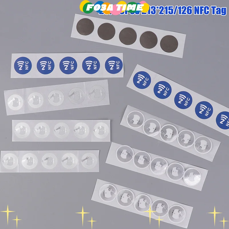 1/20/50 個 NFC ラベルステッカーバッジラベルステッカー RFID 電子タグ書き換え可能な秘密キーステッカー NFC タグ