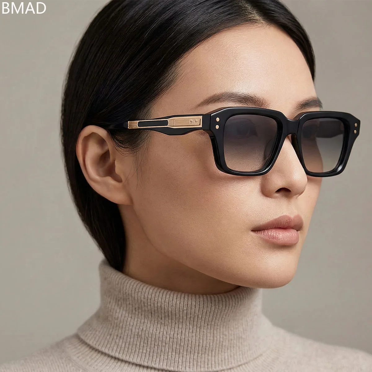 Gafas de sol vintage para hombre, protección UV400, gafas de sol para mujer, gafas de sol con protección solar, gafas cuadradas para exteriores, gafas de moda