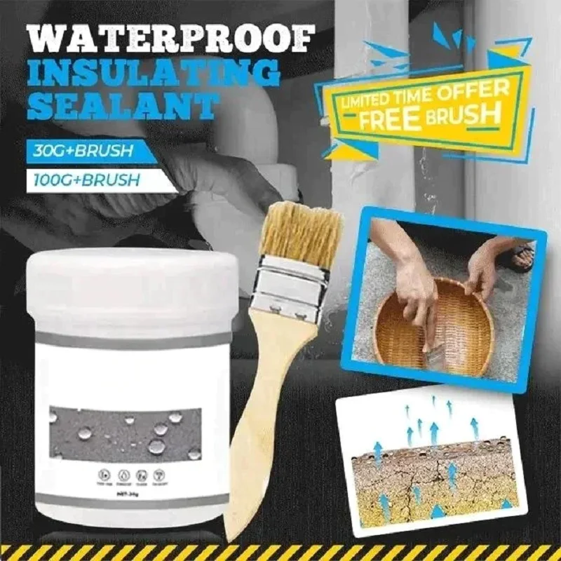 Invisible Waterproof Agent Anti Leakage Sealant Glue Used for Cracks and Leaks Super Strong Waterproof Sealing Coating