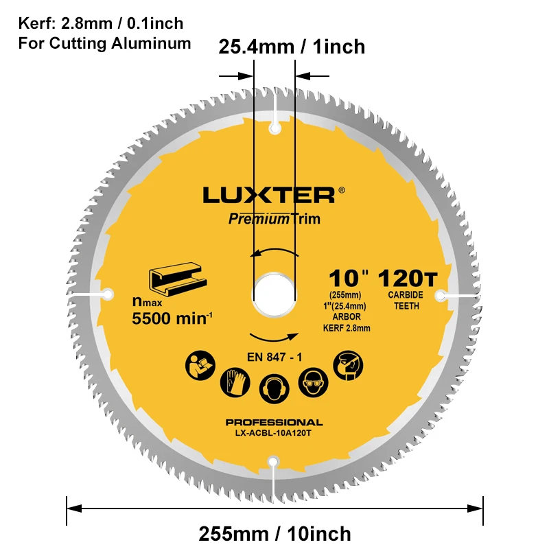 7,8,10,12,14 inch Blade for wood, Aluminum, plastic, circular saw blade