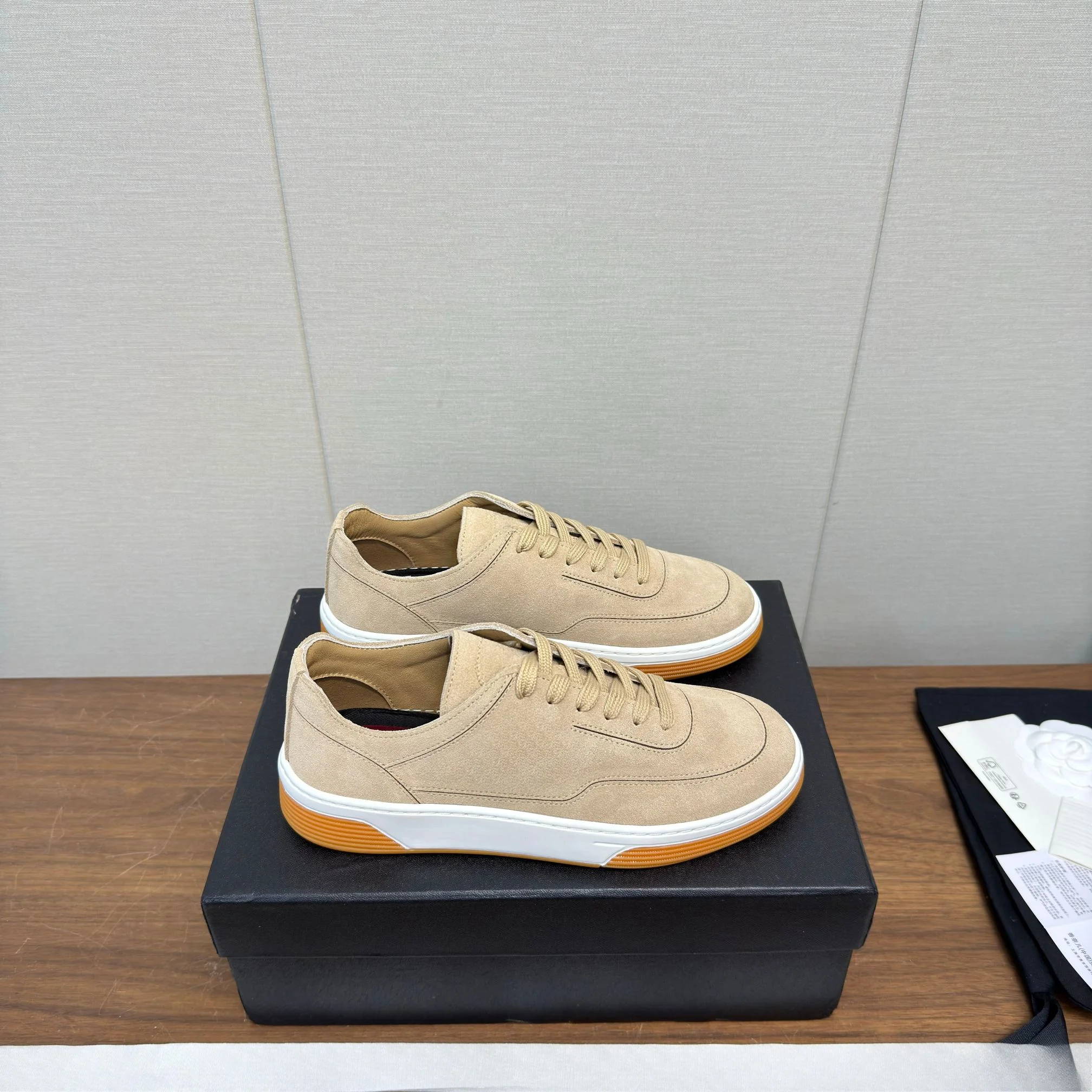 Fine Stitching Detail Craft Unisex Skate Board Shoes Flat Casual Sneakers Breathable PU Upper Low Top Lace Up Non Slip Wear Resistant Moisture Wicking Lining Footwear Men Women Daily Commute Street Couple Shoes