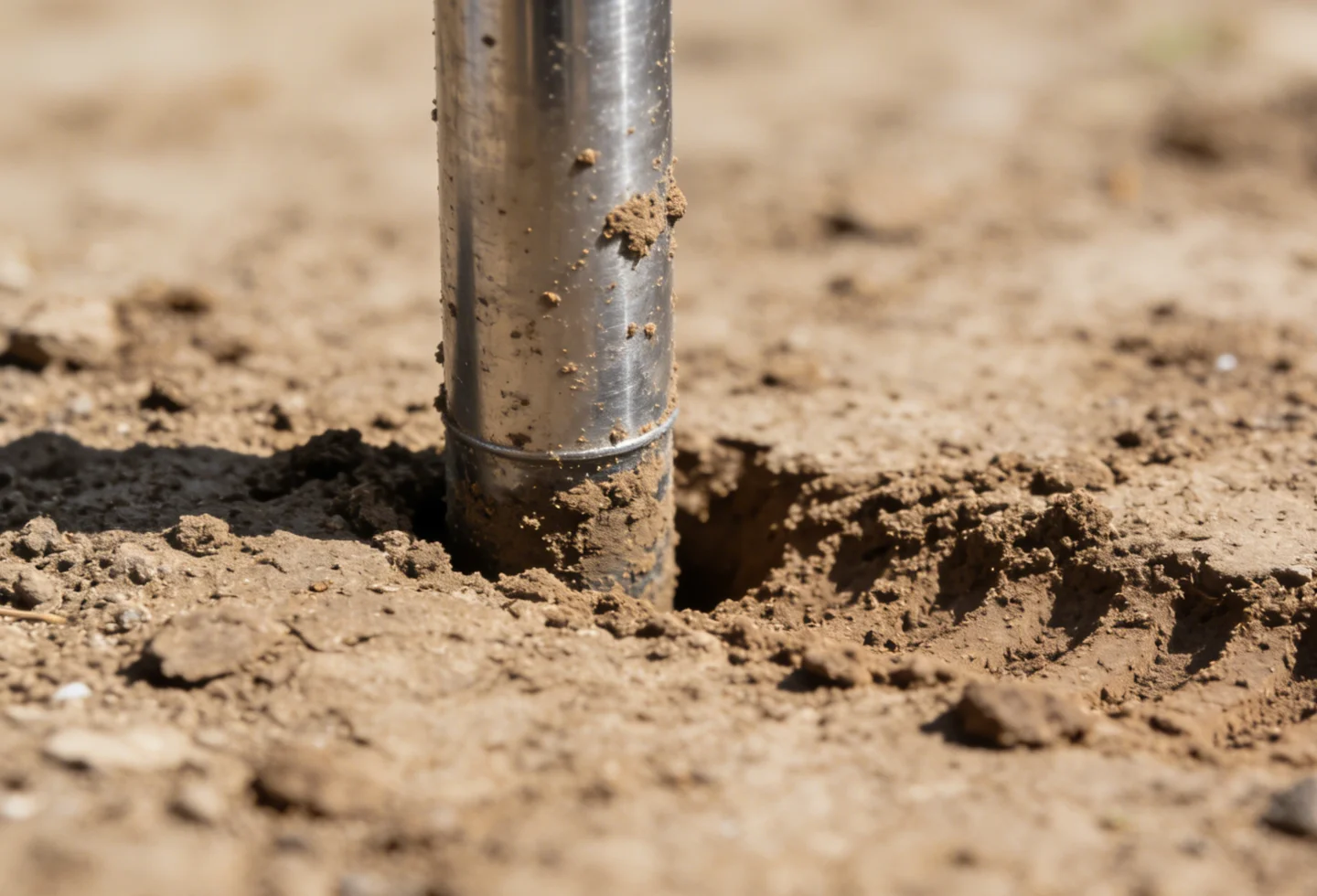 Stainless Steel Comprehensive Soil Sampling Kit with Assorted Auger Heads for Field Soil Sample Collection