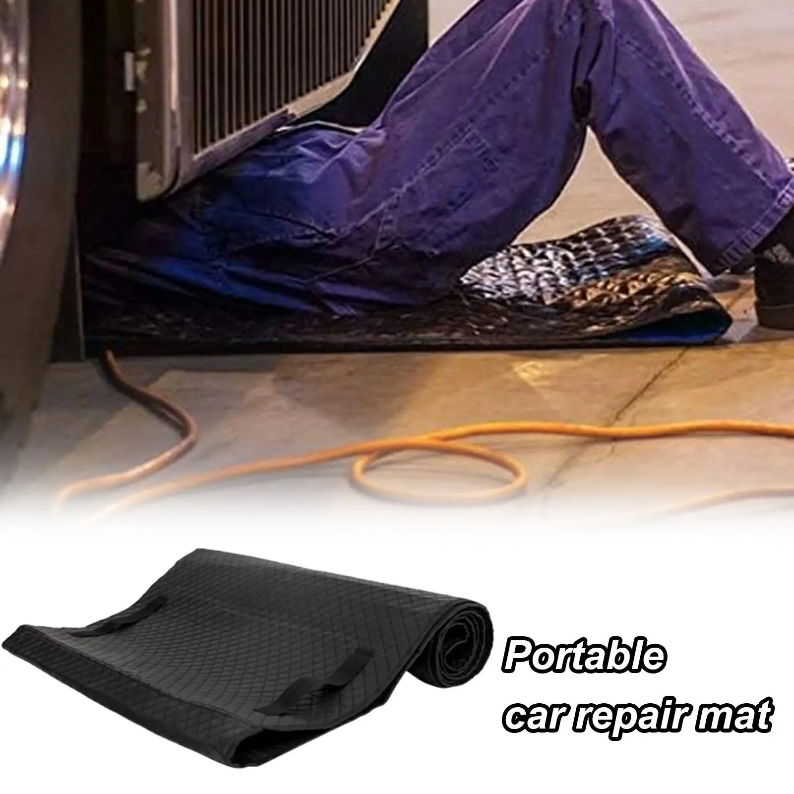 

Automotive Repair Pad Mechanic Mat Stain Resistant Portable Mechanic Mat Automotive Repair Creeper Pad Car Repairing Garage Mat