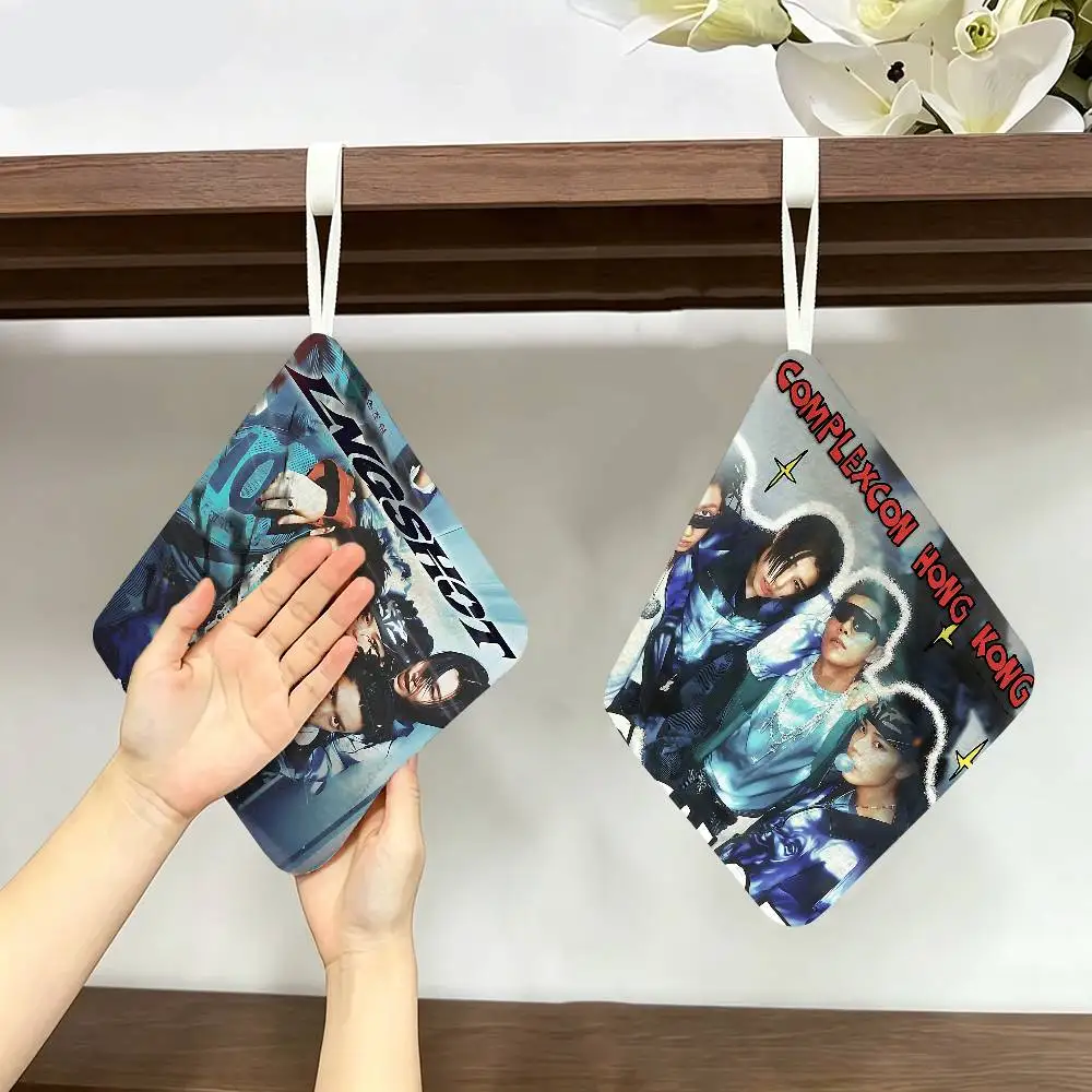 LNGSHOT Debut EP SHOT CALLERS Hanging Kitchen Towel, Polyester Cotton Material, Wear Resistant Hand Wiping Towel for Home