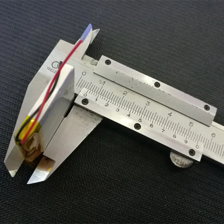 603030 polymer lithium battery, 3.7V500mAh radio telephone, MP3MP4 electronic dog, plug-in sound box Rechargeable Li-ion Cell