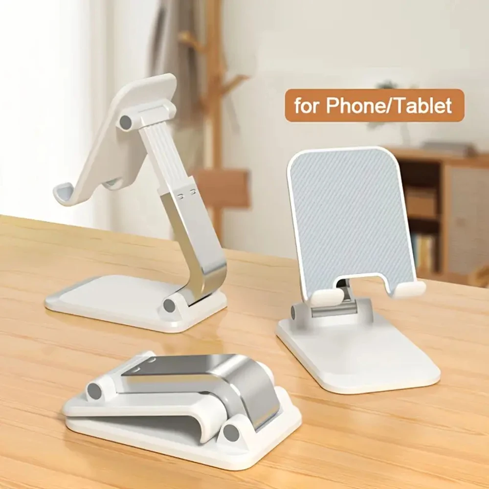 

Scalable Metal Phone Holder Lazy Foldable Desktop Stand For All Smartphone iPhone 16 15 14 Samsung Xiaomi iPad Galaxy Tab Mount