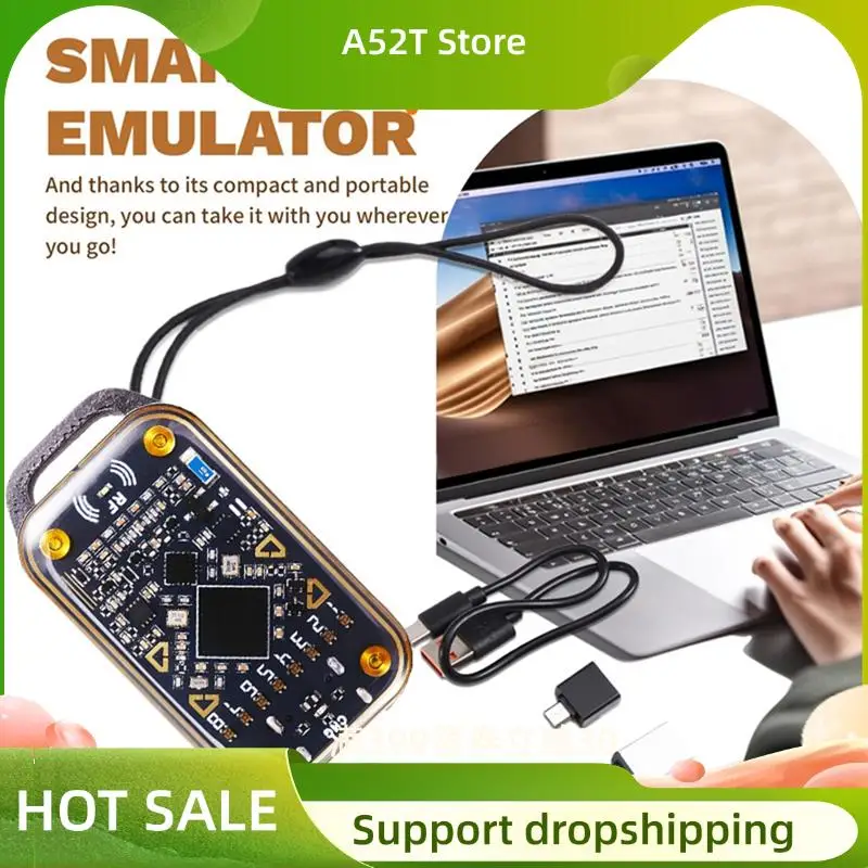 

A52T Chameleon Ultra RFID Smart Card Emulator Smart Chip Reader NFC Duplicator 125Khz 13.56Mhz ID IC Card Decode +5XCUID Card