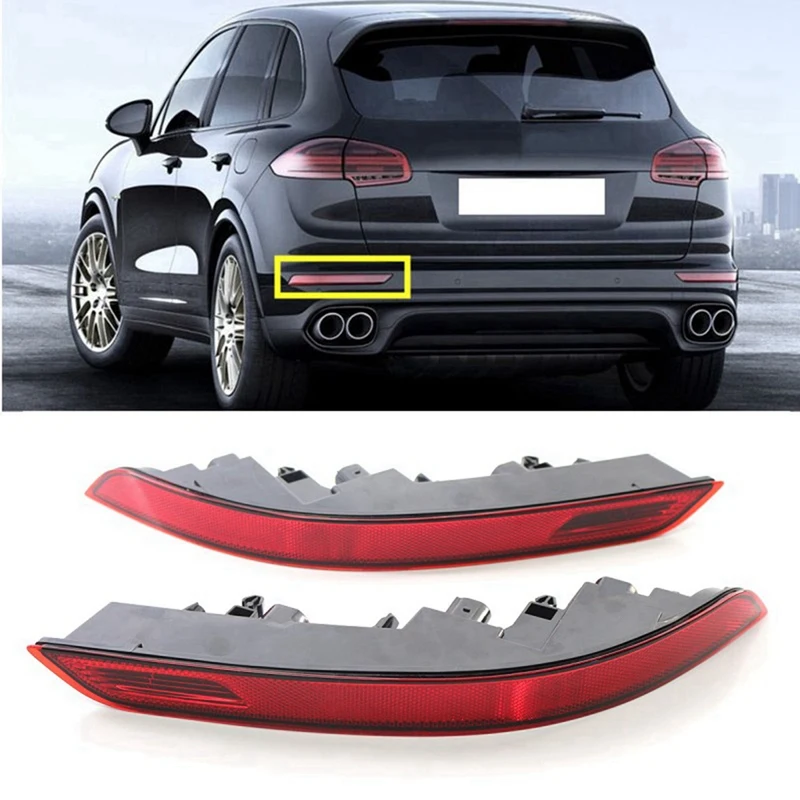 

95863110510 95863110610 Rear Bumper Tail Light Rear Bar Light Rear Fog Light Car For Porsche Cayenne 2015-2017