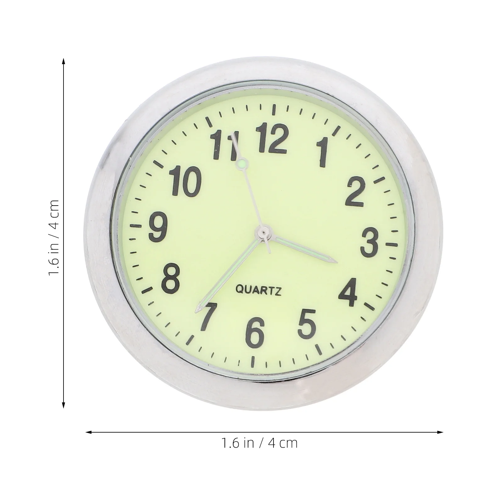 Universelle Auto-Aufkleber-Uhr, schlank, stilvoll, kompakte Größe, Auto-Armaturenbrett-Uhr, einfache Installation, Auto-Uhren für das Armaturenbrett