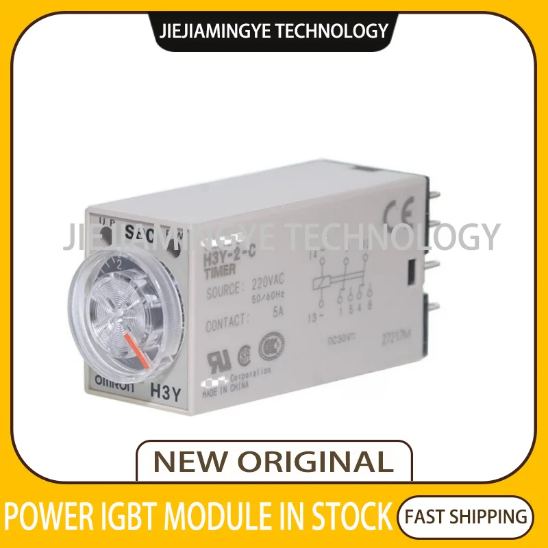 NEW Original genuine relay H3Y-2-C AC220 DC24V 1s 5s 10s 30s 60s 3min 30min