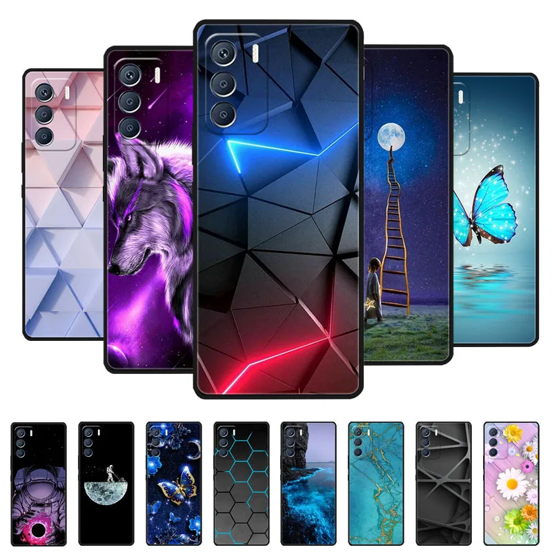 

Защитная задняя крышка из мягкого ТПУ для фотоаппарата Infinix Zero 5G 2023 X6815C