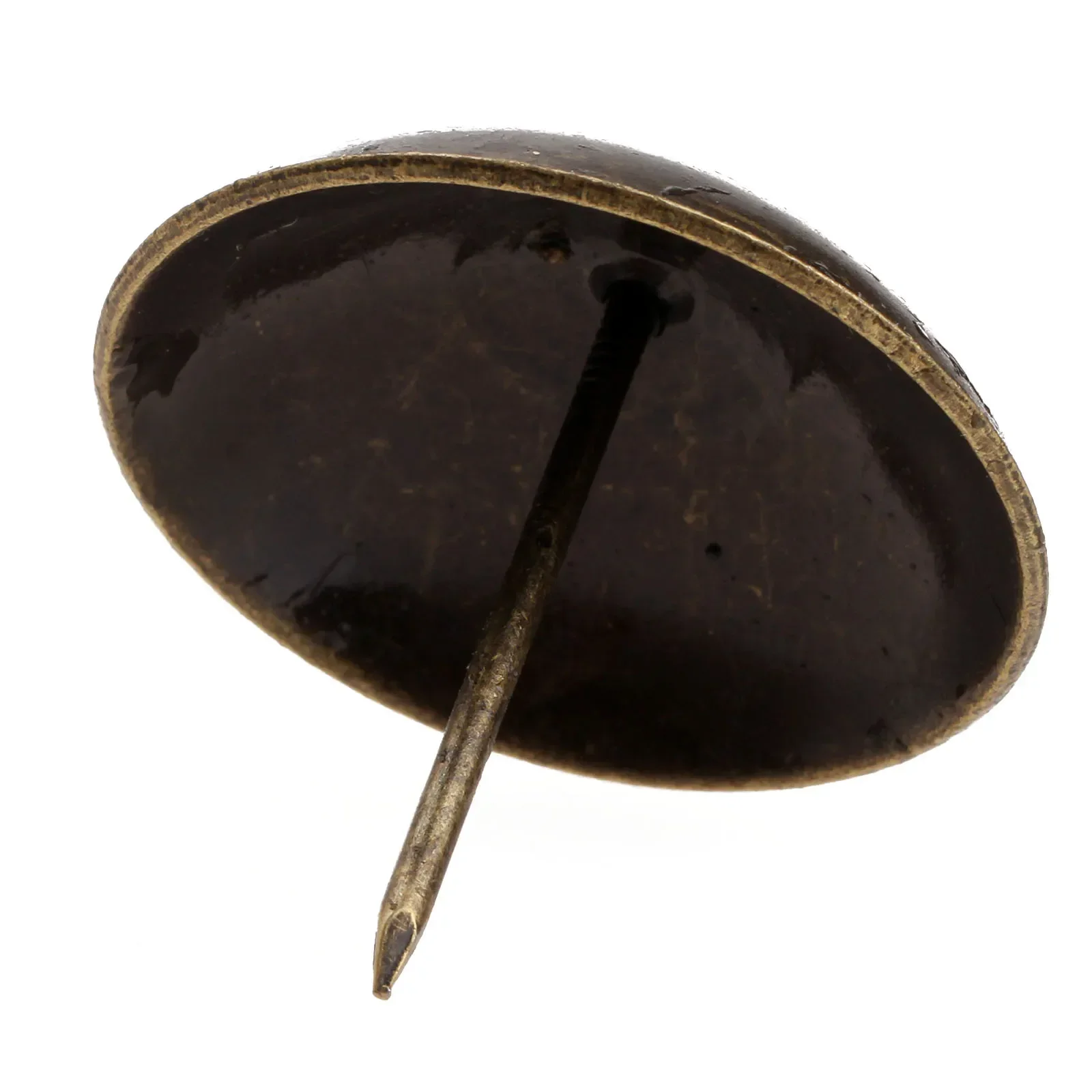 1Pc 40MM Antique Brass Upholstery Nail Decorative Upholstery Tacks Stud Jewelry Wooden Box Furniture Decorative Pushpin Doornail