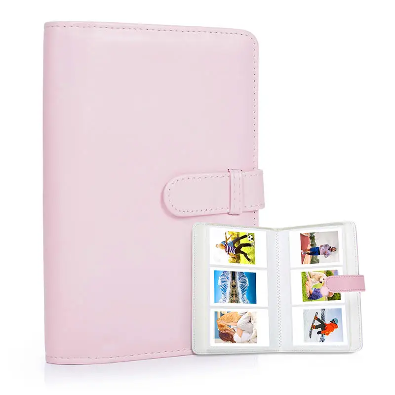 

Binder PU Leather Photo Album Collection Ticket Card Book Portable Film Photo Album Multiple Colors