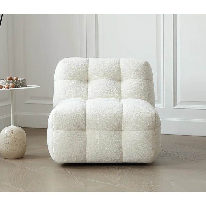 

Nordic, Cream Style, Marshmallow, Fabric, Sofa, Modern, Simple, Living Room