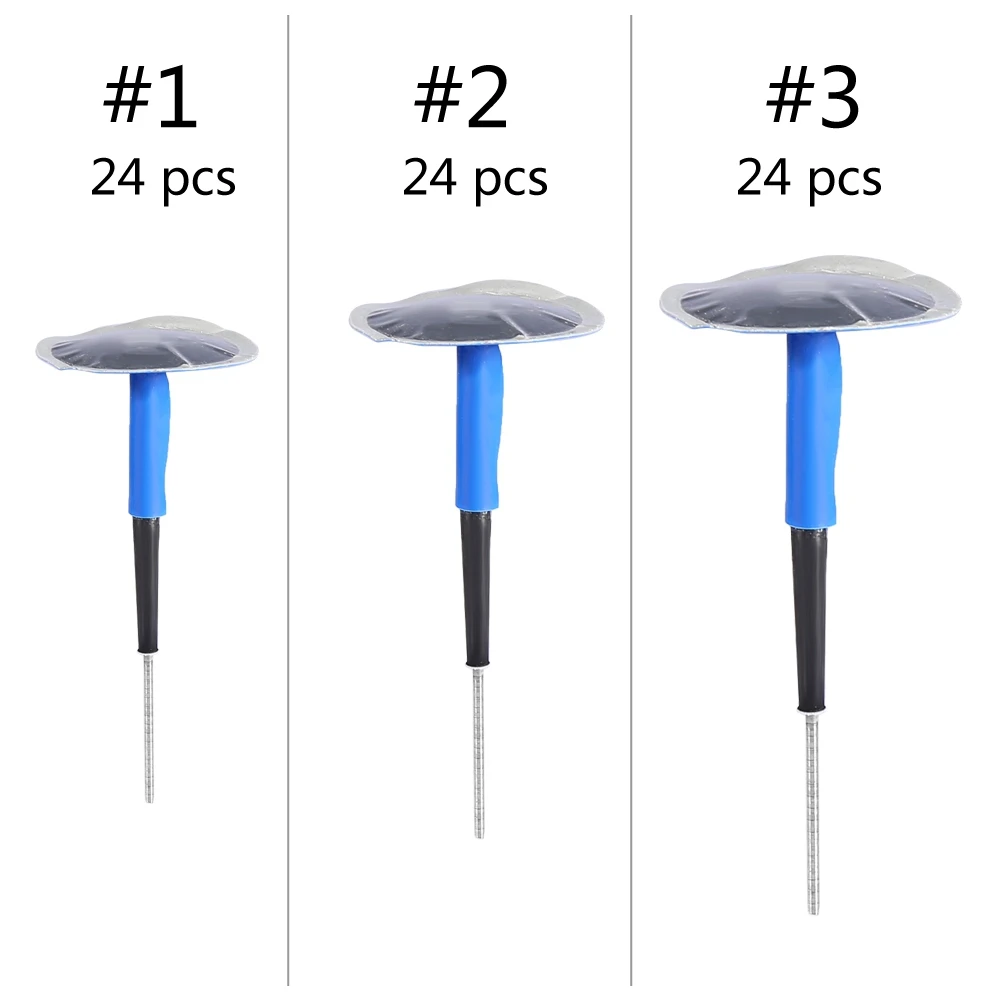 

Plug Patch Gum Car Motorcycle Truck Tyre Puncture Repair Tubeless Wired Mushroom Plug Patch Kit 4mm Car Repair Tool