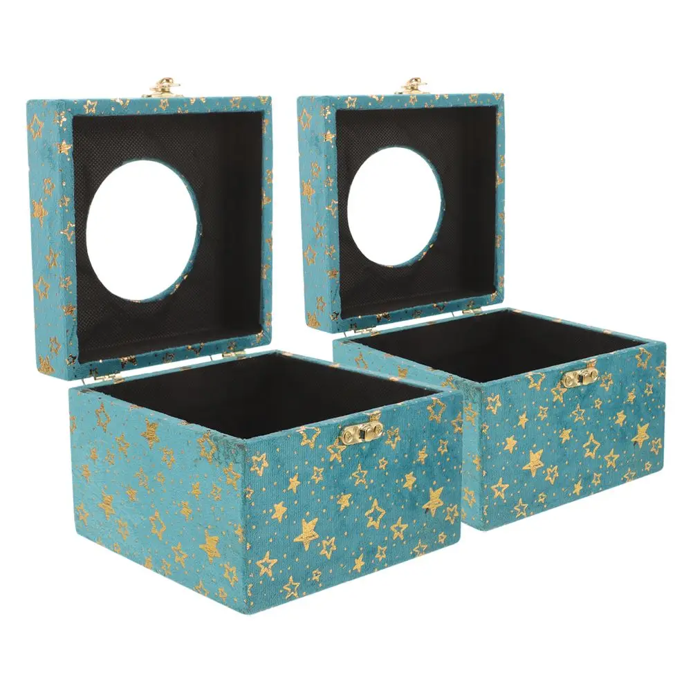 

2 шт. коробка для салфеток, винтажные декоративные держатели для ванных комнат, украшения синих деревянных коробок