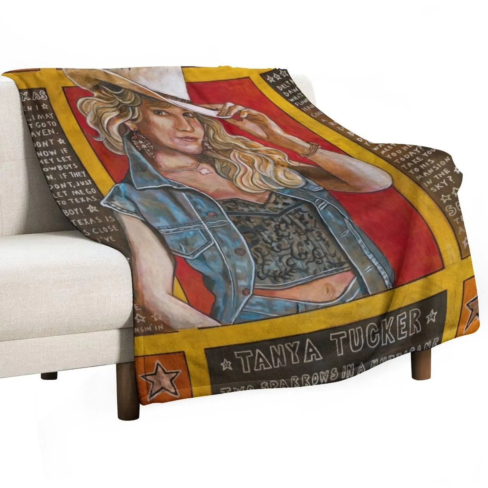 Tanya Tucker Throw Blanket Tourist Comforter Blankets