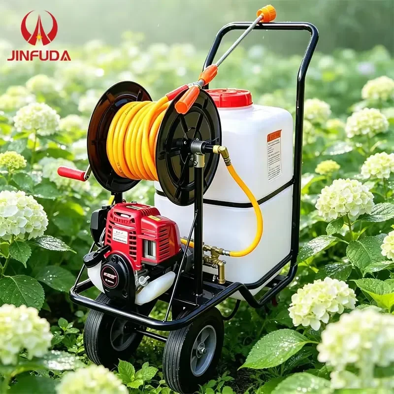 Best Price Fuel Powered Mobile Lawn and Orchard Water Application Equipment, Wheeled Power Sprayer