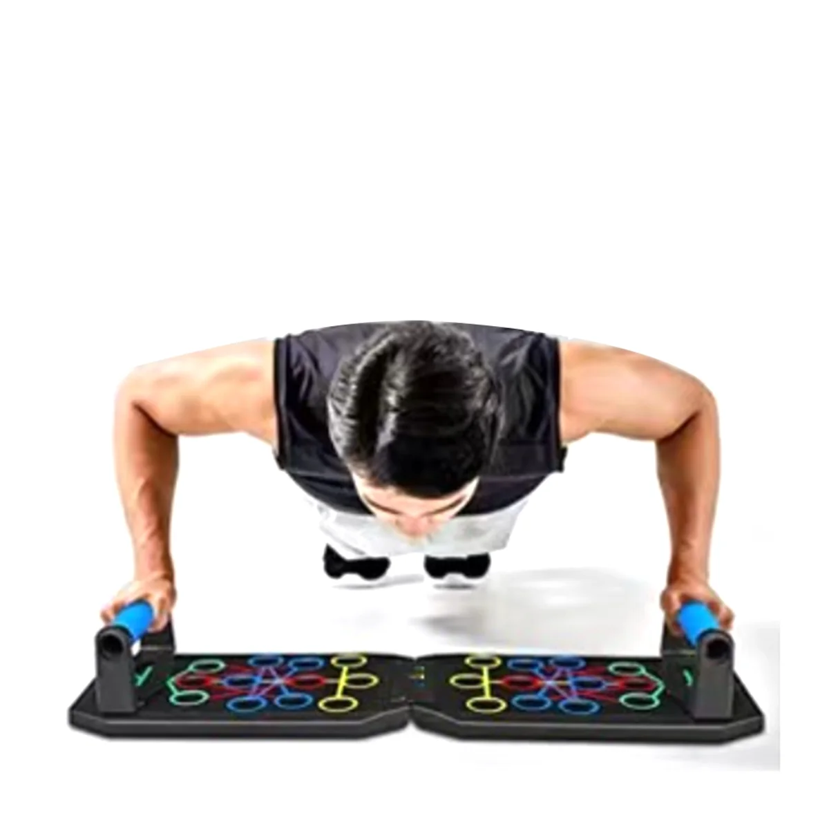 مجموعة لوحة رفع محمولة متعددة الوظائف AA74 مع مقبض معدات اللياقة البدنية لمعدات تدريب الصدر والذراع