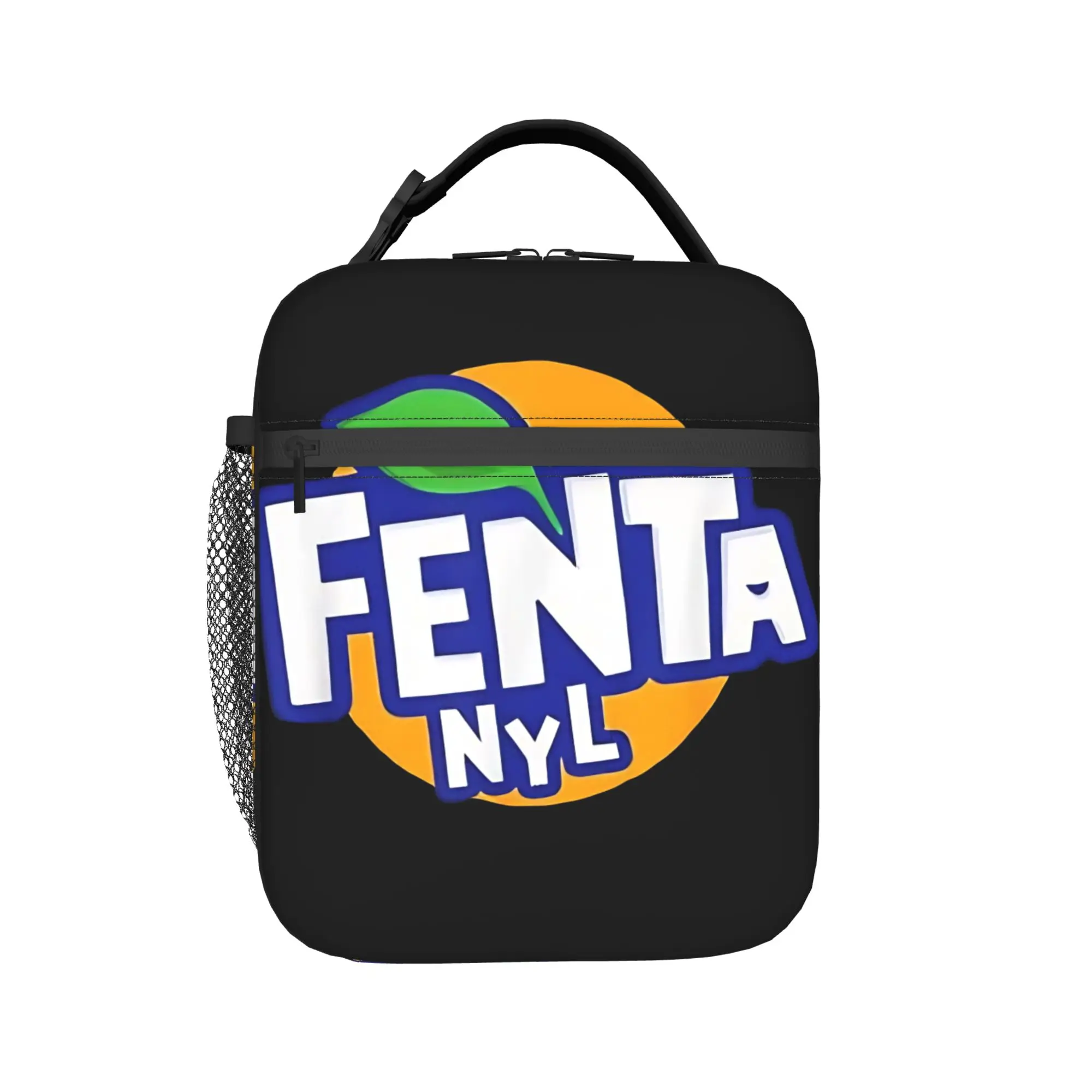 F-Fenta NYL Lunchbag für Herren, bedruckte Lunchbox, Freizeit-Reise-Kühltasche, tragbare Oxford-Thermo-Lunchbags – Detail 1