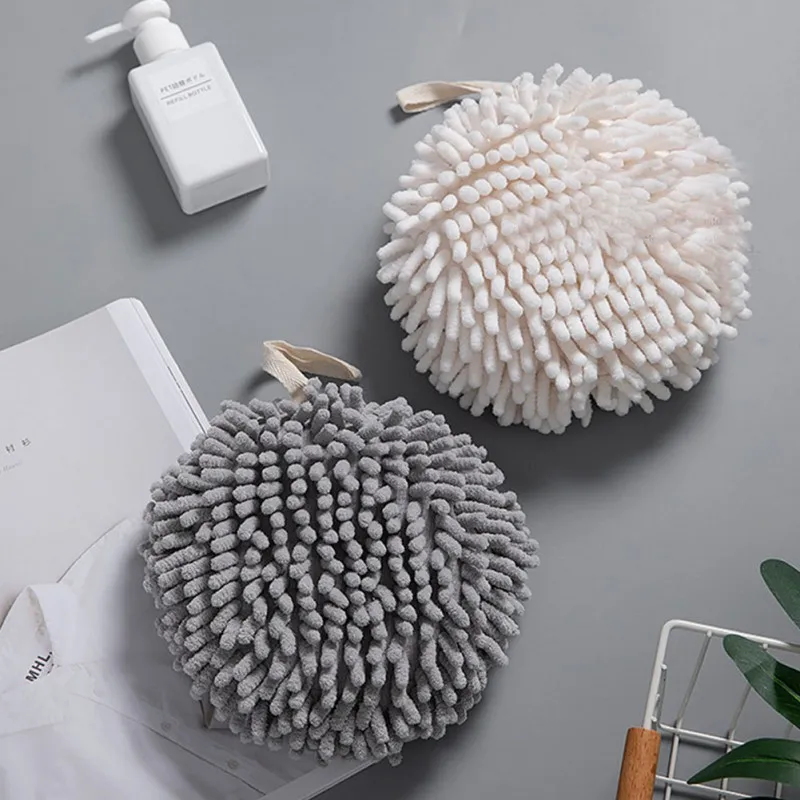 3 Pcs/set Chenille Sponge Chenille Wipe Hands Cleaning Brushes with Lanyard Not Drop Dander  Suede Plump Cleaning Brushes