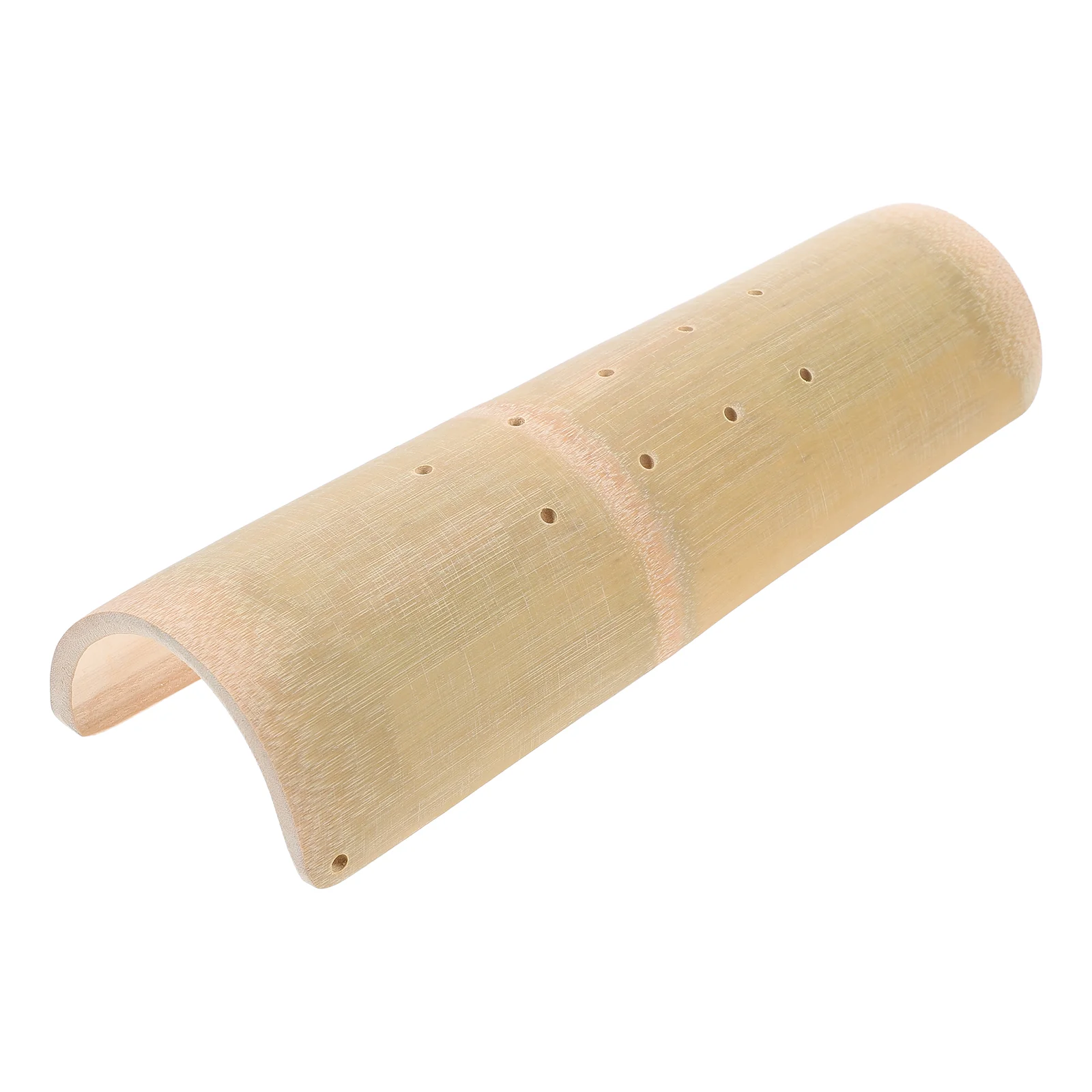 Bamboo Pillow Natural Cervical Neck Handmade Throw Pillows Wooden U-shaped Sleeping Individual