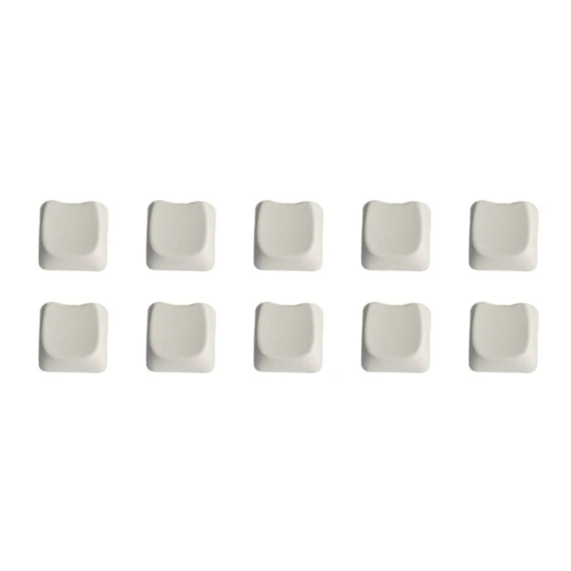 XDA PBT Cats Head Shaped Keycaps Square Thermals Sublimations Keycaps for Mechanical Keyboards Customization