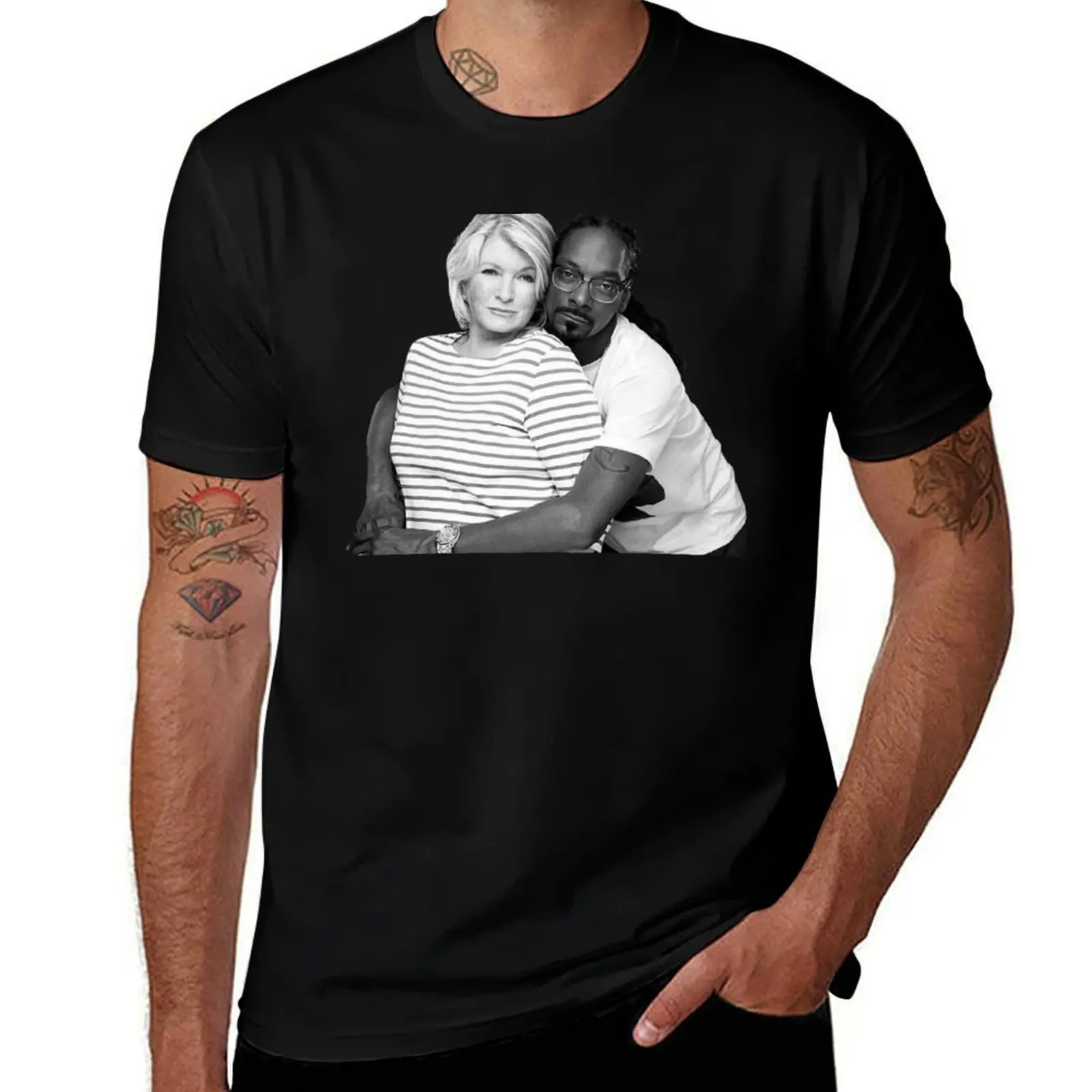 Snoop and Martha T-Shirt High Elasticity Sports Tee Shirt T-Shirt