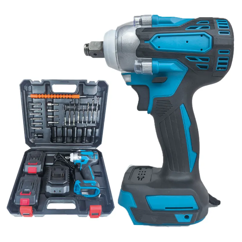 

T1-BS2 20V Brushless Motor Industrial Battery Powered 350N.m 3200 Mini Portable 1/2 Drive Impact Wrench Tool Set