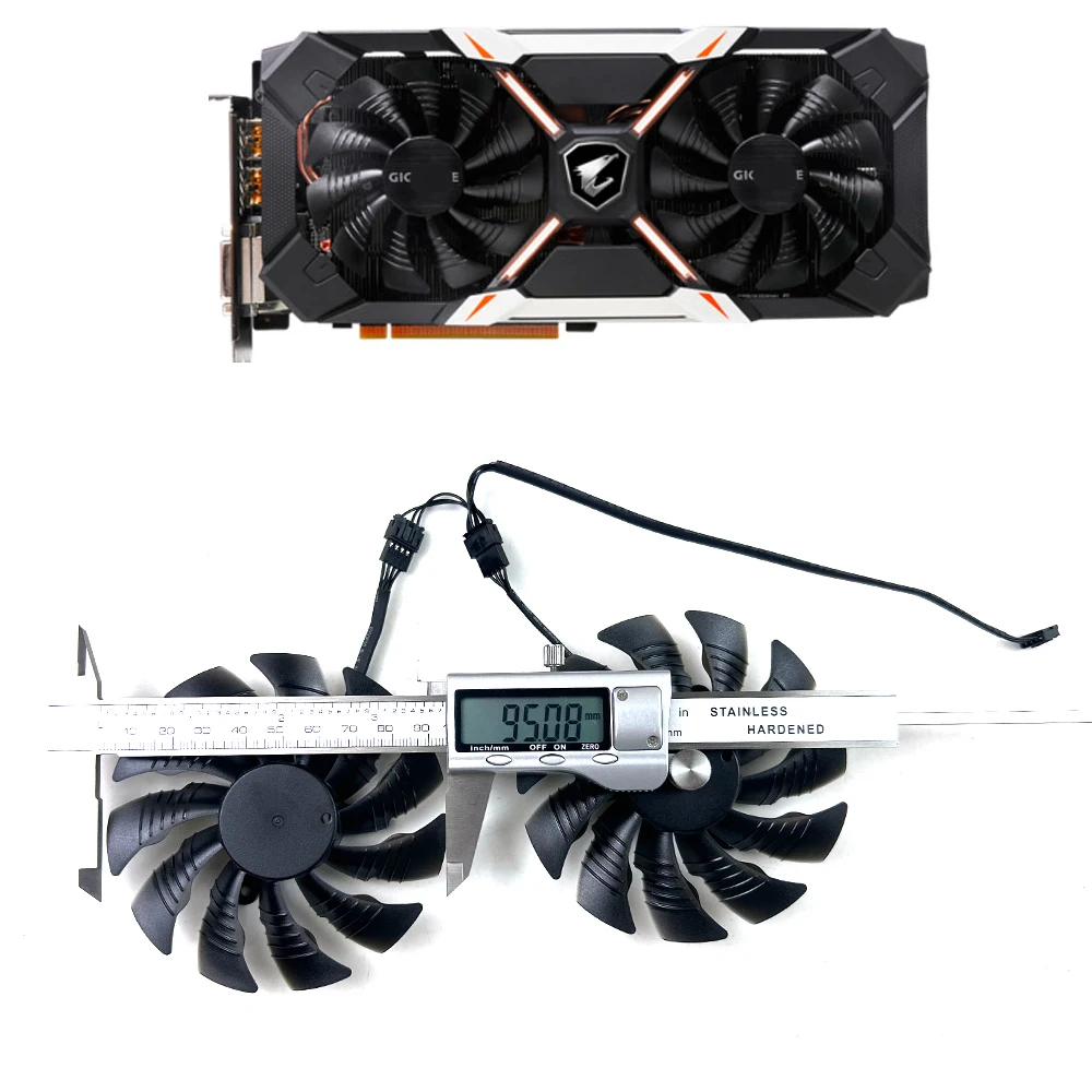 Cooling Fan 95mm T129215BU DC 12V 4PIN For Gigabyte Aorus GTX1060 Xtreme GTX 1080 Ti GTX 1080Ti RTX2060 Xtreme Edition