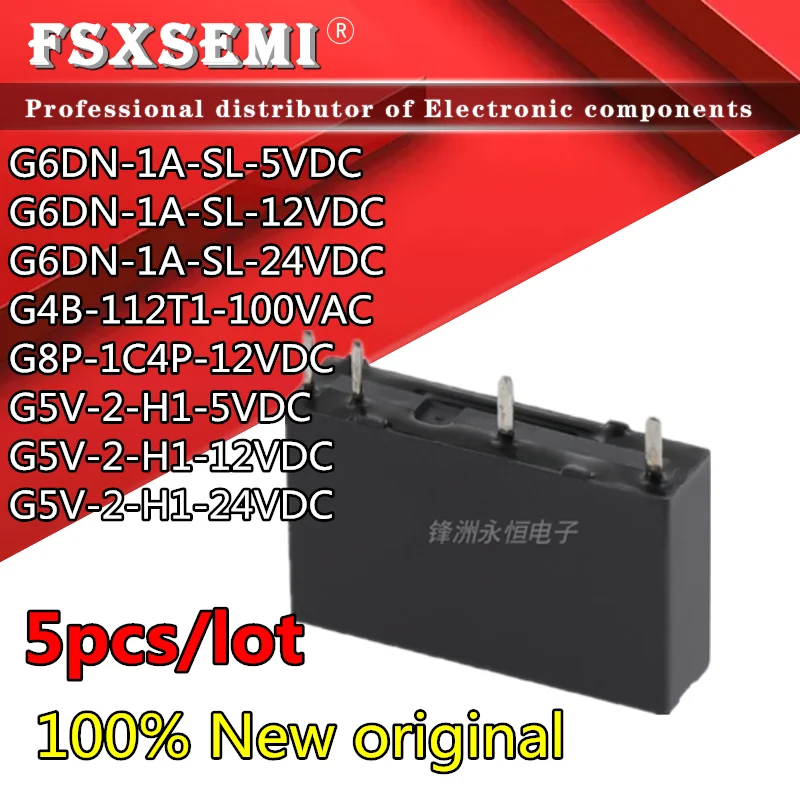 G6DN-1A-SL-5VDC G6DN-1A-SL-12VDC G6DN-1A-SL-24VDC G4B-112T1-100VAC G8P-1C4P-12VDC G5V-2-H1-5VDC G5V-2-H1-12VDC G5V-2-H1-24VDC