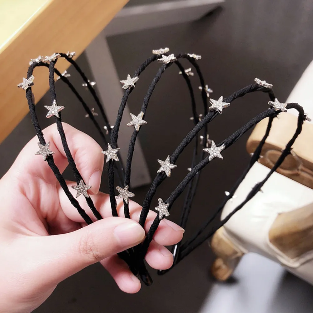 Elegant Rhinestone Hair Hoop with Sparkle Brightness Premium Workmanship for Women Prom Party Wedding Church Dancing Picnic