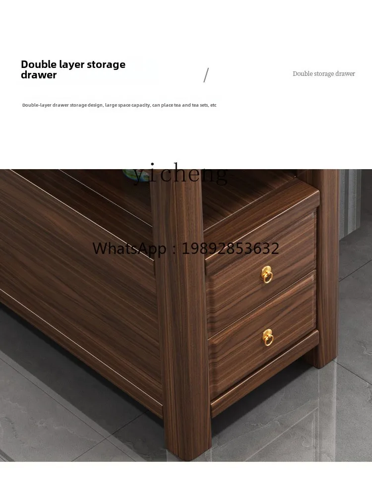 v4 solid wood chair combination coffee table tea set integrated living room kung fu drinking tea table