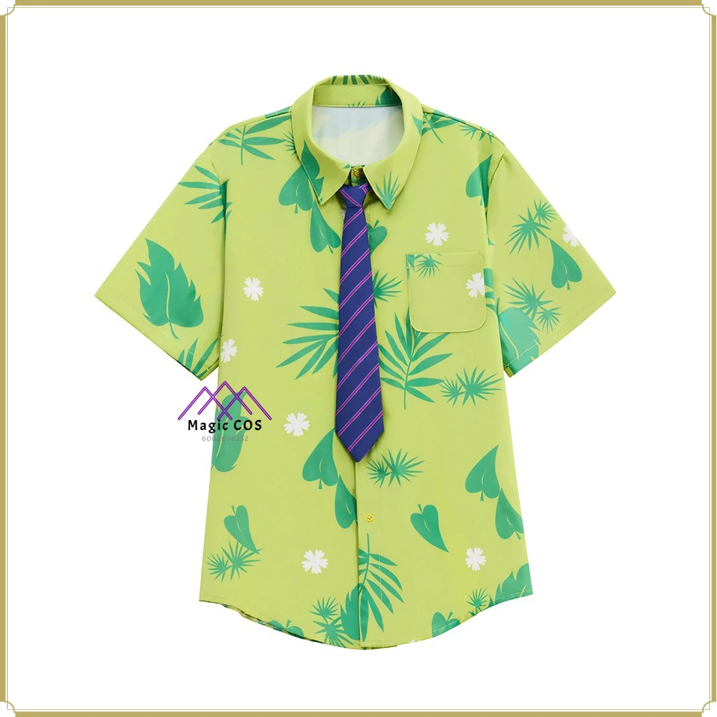 

High Quality Full Set Nick Wilde Cosplay Costume - Men's Polycotton Shirt Suit Full Set Anime Clothes Stage Performance Suit