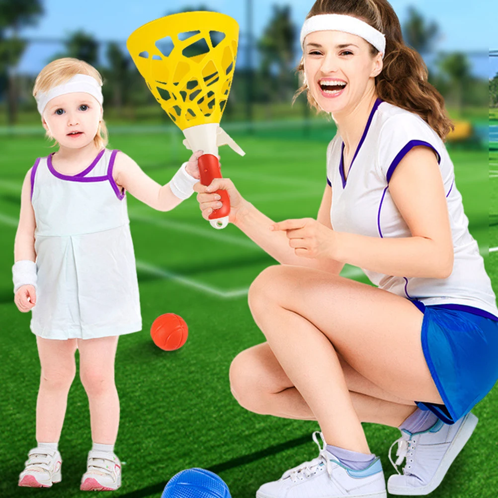 

1 set 1 Set Plastic Catch Launcher Interactive Pop-Pass-Catch Balls Kids Outdoor Random Color Children Accessory Pool